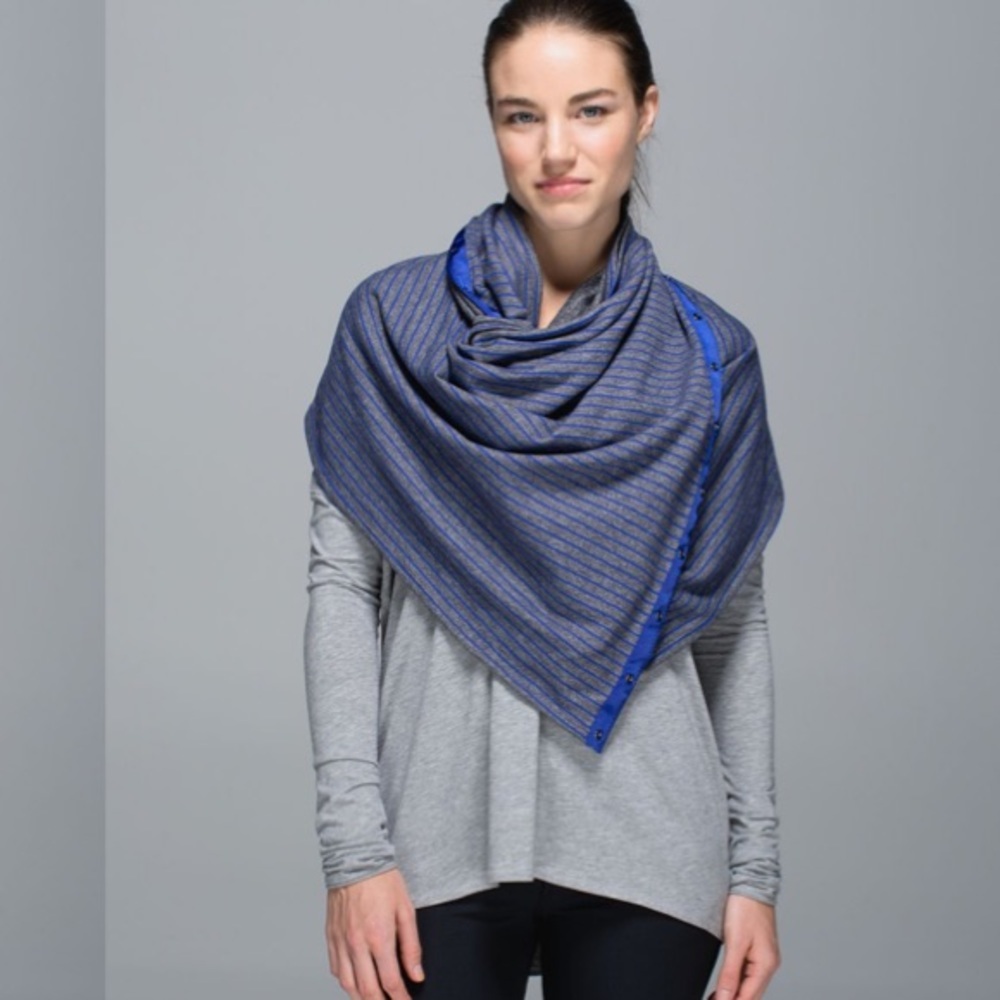 Lululemon Vinyasa Scarf Reversible Rulu Parallel Stripe